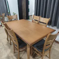 ست صندلی و میز ۶ نفره