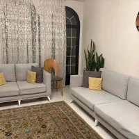 مبل در حد نو + عسلی و میز وسط