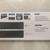 کیبورد بی‌سیم تاشو دارای تاچ پد|قطعات و لوازم جانبی رایانه|سنندج, |دیوار