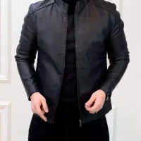کت چرم وارداتی ، کاپشن چرم مردانه مشکی ساده تا 5xl|لباس|مشهد, هفده شهریور|دیوار