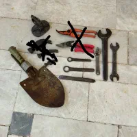 اچار بیل قالپاق خورشیدی اره امریکایی قیچی قدیمی