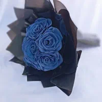 دستگل روبانی ۷ شاخه