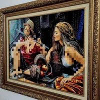 تابلو فرش دستباف شاهکار فلوت زن ۱۲۰ در ۹۰ ابریشم