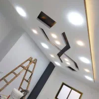 نقاشی  ساختمان و درب ،نرده و روغن کاری ترمود ...