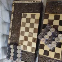 تخته نرد اصل صنایع دستی آکبند(یه کار هنری ارزشمند)