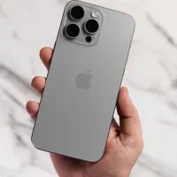 آیفون 15 max نچرال تیتانیوم در حد نو