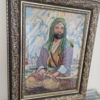 تابلوی گوپلن دوزی تمثال حضرت علی (ع)