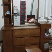 کمد لباسی و میز آرایش|جاکفشی، کمد، دراور|اصفهان, گلستان|دیوار