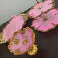 ست پذیرایی رزینی صورتی