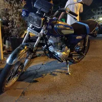 موتور هوندا 125(سیلندر بزرگ) تکتاز آبی مدل 95