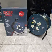 سیم سیار قرقره ای کابل 25و50متری باس صنعتی فیوزدار