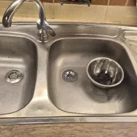 سینک استیل دوقلو
