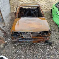 پراید 97 سفید سوخته