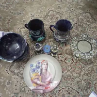 ظروف سفالی|کلکسیون اشیاء عتیقه|تهران, دولاب|دیوار