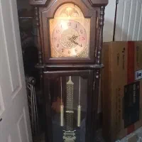 ساعت دیواری چوبی .پاندول دار.