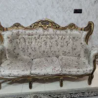 مبل سلطنتی ۹ نفره|مبلمان خانگی و میز عسلی|رشت, لاکان شهر|دیوار