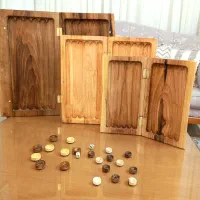 تخته نرد چوب گردو یک تیکه