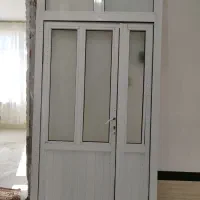 درب آلمینیوم یک متر و بیست در دو مترو چهل و پنج|مصالح و تجهیزات ساختمان|پیرانشهر, |دیوار