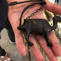 چراغ پیسوز چراغ جادو جنس برنج پرنقش و قلم کاری شده|لامپ و چراغ|قزوین, |دیوار