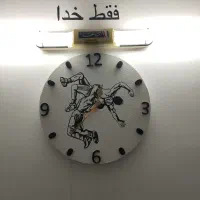 ساعت دیواری طرح کشتی گیر