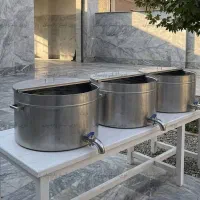 خرید دیگ استیل 35 کیلویی پخت برنج و خورشت