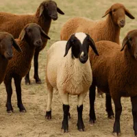 قصاب حرفه ای مجرب همراه با اوردن خود گوسفند