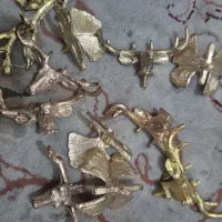 لوستر ابکاری وسایل برنجی|لوستر و چراغ آویز|نسیمشهر, |دیوار