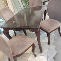 نهارخوری چهار نفره چوبی