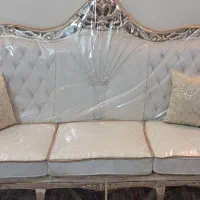 مبل ۹ نفره  میز نهارخوری  ۴ نفره ویترین دکور شیشه|مبلمان خانگی و میز عسلی|اصفهان, گرکان|دیوار