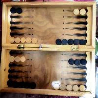 تخته نرد مسافرتی کوچک  ابعاد 45در45سانتیمتر ،