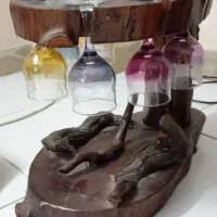 مینی بار با ۶ گیلاس رنگی زیر قیمت|مبلمان خانگی و میز عسلی|کرج, شهرک ولیعصر|دیوار