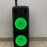 اسپیکر ۱۶ اینچ شارژی/برقی/ میکروفون بیسیم نو