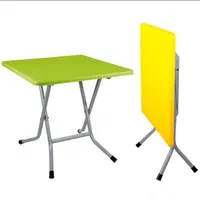 میز پلاستیکی غذاخوری ناهارخوری پایه فلزی تاشو مربع|میز و صندلی غذاخوری|تهران, صادقیه|دیوار