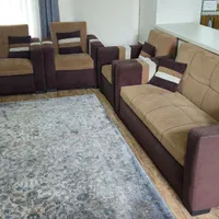 مبل هفت نفره|مبلمان خانگی و میز عسلی|رشت, انصاری|دیوار