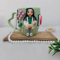 ماگ های عروسکی دخترانه ومشاغل و ماگ معلمی