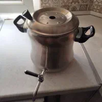 کتری چهار لیتری استیل نو لیتون با قوری|قوری، کتری، قهوه‌ساز دستی|تهران, شهرک ولیعصر شمالی|دیوار
