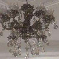 لوستر 4شاخه برنزی|لوستر و چراغ آویز|ارومیه, |دیوار