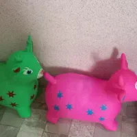 گاو و گوزن اسباب بازی نو خیلی کم استفاده شدن