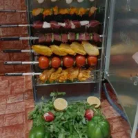 کباب پز اپارتماتی ۱۴سیخ متور دار بدونه دود ایستاده|اجاق گاز و لوازم برقی پختوپز|تهران, شوش (باغ آذری)|دیوار