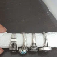 چهار عدد انگشتر دست ساز. حراج حراج|جواهرات|خرمآباد, |دیوار