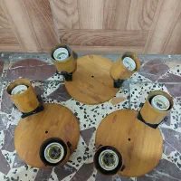 چراغ سقفی و روشویی