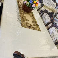 مبل سلطنتی همراه میز نهارخوری و جلو مبلی ومیز عسلی|مبلمان خانگی و میز عسلی|آستانه اشرفیه, |دیوار