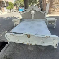 سرویس تختخواب دونفره شیک|تخت و سرویس خواب|خوی, |دیوار