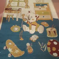دو عدد فرش و موکت با طرح پارکت