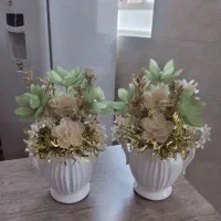 گل کریستال وگل بافتنی