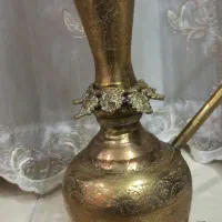 قلیان عتیقه برنز|کلکسیون اشیاء عتیقه|کرج, عظیمیه|دیوار