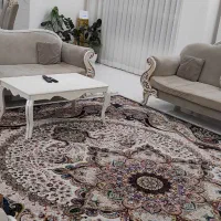 مبل هشت نفره سالم با جلو مبلی و ۳عددعسلی