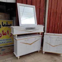 ست آیینه کنسول میزتلویزیون و جاکفشی|جاکفشی، کمد، دراور|خرم‌آباد, |دیوار