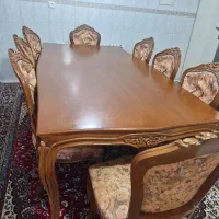 میز غذا خوری تمام چوب