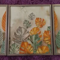 تابلو مینیمال سه تیکه|تابلو، نقاشی، عکس|تهران, امانیه|دیوار